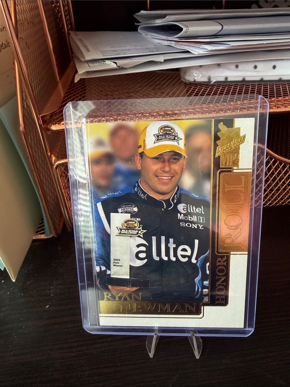 Alltel Ryan Newman Racing Trading Card - Gold Honor Roll